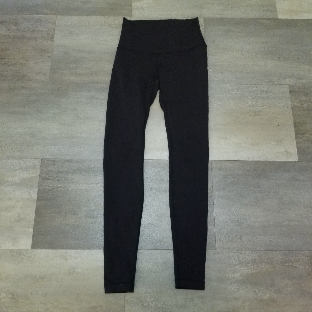 Lululemon High Rise Waisted Leggings Size 6